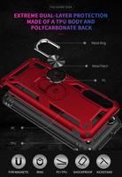 Coque en TPU pour Xiaomi CC9E pour Mi A3, support d'anneau résistant aux chocs, 2 en 1, armure de téléphone portable, nouveau Style
