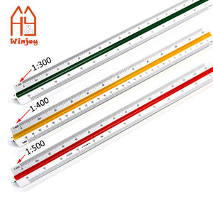 Promosyon dijital ölçekli cetvel, marangoz cetvel, özel baskı ambalaj ile mühendis için plastik üçgen cetvel - Product Image 5