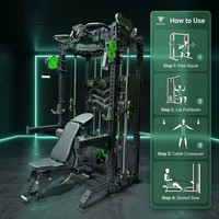 Machine d'entraînement multi-stations en acier robuste REYK pour la musculation des biceps et des triceps - Usage commercial