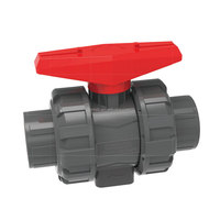 1/2 pouces PN10 PN16 vanne de régulation de pression double vanne union pvc PP vanne à boisseau sphérique de compression et accessoires pour l'irrigation