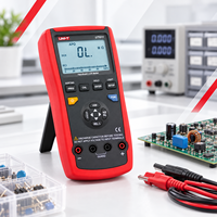 Testeur de composants LCR UNI-T UT611/612 avec pont de mesure, sélection automatique série/parallèle, stockage de 1000 données, pince SMD pour laboratoire de contrôle qualité