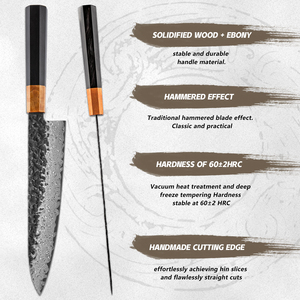Ensemble <span class=keywords><strong>de</strong></span> couteaux <span class=keywords><strong>de</strong></span> chef professionnels <span class=keywords><strong>de</strong></span> <span class=keywords><strong>cuisine</strong></span> Grandsharp 67 couches 10cr15mov ensembles <span class=keywords><strong>de</strong></span> couteaux en acier damas manche en ébène et bois solidifié - Product Image 6
