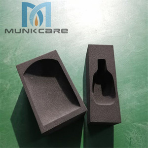 Forro de embalaje de esponja Munkcare, color negro, 20 mm de grosor, para protección de cristalería, especificaciones personalizables - Product Image 5