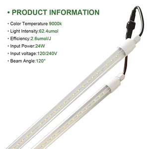 Barre de culture LED T8 24W à spectre complet avec driver Samsung, étanche en aluminium pour la propagation des plantes - Product Image 5
