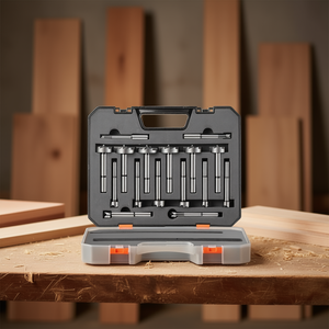 Set di punte Forstner D0100HAMRBG da 1/4'' a 1-5/8'' in acciaio al carbonio con codolo universale per lavorazione del legno - Product Image 2