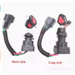 Pour pelle <span class=keywords><strong>Kubota</strong></span> U15 20 30 35 KX155 161 interrupteur à clé de démarrage interrupteur d'allumage - Product Image 4