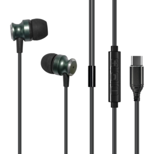 Écouteurs intra-auriculaires filaires Type-C Dairle à <span class=keywords><strong>prix</strong></span> d'usine, contrôle du volume des appels, micro intégré, casque métallique brillant, cordon de 1,2 m, dynamique - Product Image 5