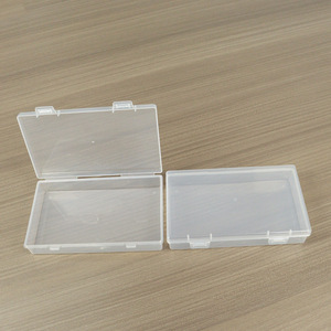 Rectangular Pp Plastic Transparent Storage Box 15.5 X 9.2 X 3 Cm With Lid For Parts Hardware Tools Fishing Tackle Component - Product Image 1