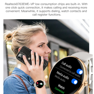 Relojes inteligentes Smartwatch IP68 a prueba de agua redondo Fitness Tracker SmartWatch Sport Reloj Inteligents Reloj inteligente para hombres - Product Image 3