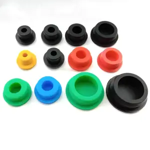 Factory Direct Sale Custom Silicone Rubber Stopper Plug High Strength Round Rubber Plugs 6 Mm Transparent