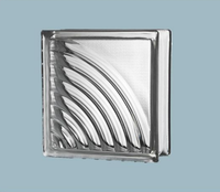 190 190 80mm haute qualité ultra clair couleur bloc de construction briques de verre murs de salle de bain