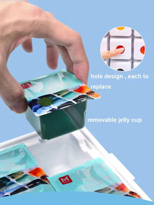 Bview Art 24 Couleurs 30ml Unique <span class=keywords><strong>Jelly</strong></span> Cup <span class=keywords><strong>Gouache</strong></span> Paint Set pour <span class=keywords><strong>Gouache</strong></span> Opaque Aquarelle Peinture - Product Image 3