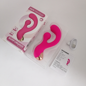 Advanced Pink Clitoral <b>Vibrator</b> Curved Dildo Rabbit <b>Vibrator</b> With Dual Stimulating Ends For Women Adult Stimulation Toy - Product Image 2