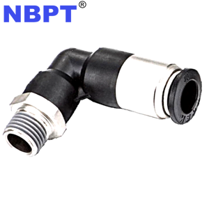 90 độ SPL một cách kiểm tra van một chạm phù hợp, nam trong chủ đề để ống, đồng thau phụ kiện nén - Product Image 1