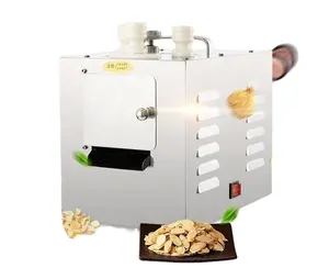 Tam otomatik paslanmaz ot meyve kurutulmuş sebze gıda dilimleme kesme makinesi