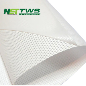 Bâche enduite de PVC souple à impression flexible 130-1300GSM blanche personnalisée maille tissée en polyester pour bannière publicitaire - Product Image 4