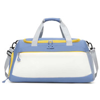 Sac de voyage en toile imperméable, spacieux et extensible, avec séparation humide/sec, idéal pour les week-ends et les voyages sportifs