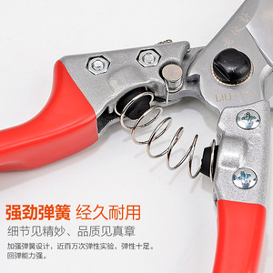 กรรไกรตัดกิ่งเหล็กอัลลอยด์ ด้ามจับสีแดง ขนาด 20-30 มม. เครื่องมือทำสวนสำหรับตัดแต่งกิ่งต้นไม้ผลไม้ - Product Image 4
