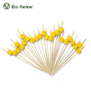 Juego de herramientas para kebab multifunción antiadherentes y desechables, brochetas de bambú ecológicas de longitud personalizada para cócteles de fiesta y palillos de comida - Product Image 5
