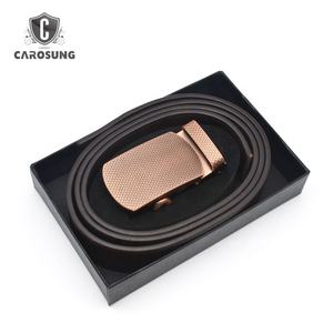 เข็มขัดหนังแท้<span class=keywords><strong>ส</strong></span>ำหรับผู้ชายเข็มขัดหนัง<span class=keywords><strong>ส</strong></span>ีโรสโกลด์หัวเข็มขัดล็อกอัตโนมัติขนาดเล็ก - Product Image 1