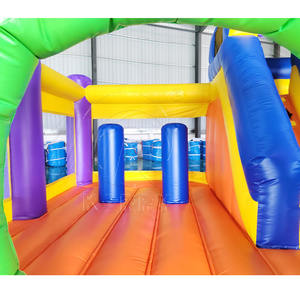 Château gonflable commercial d'extérieur en PVC, nouveau design, <span class=keywords><strong>facile</strong></span> à installer, arc-en-ciel, pour enfants, maison gonflable pour tout-petits, idéal pour la location - Product Image 6