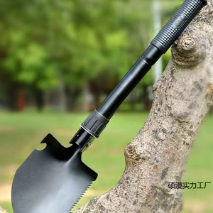 Multi-Function <strong>Folding</strong> <strong>Shovel</strong> for Self-Defense &amp; Outdoor Camping Thickened Lightweight 300g Portable Work Vehicle-Mounted - Product Image 3