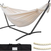Hamac suspendu moderne, durable, pliable et portable en métal pour l'extérieur, simple/double, pour le camping et les loisirs
