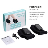Heißer Knöchel- und Fußmassager mit Musikfunktion, USB-betrieben, leichtgewichtig (413g), intelligente Temperaturregelung, Heißkompresse