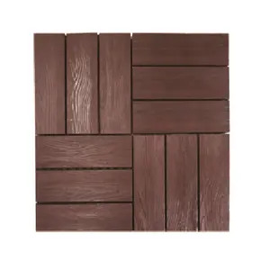 Wholesale Multi-Purpose DIY Deck Eco-Friendly Composite Wood Flooring Convenient Installation Building Materials