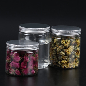 65*200 Transparent Food <b>Jar</b>, Aluminum Lid Biscuit <b>Jar</b>, Sealed <b>Plastic</b> <b>Jar</b>, PET Food Grade Packaging <b>Jar</b> - Product Image 3