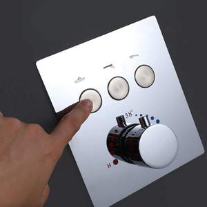 Ensemble de robinets pour système de douche à effet pluie double fonction - Product Image 5