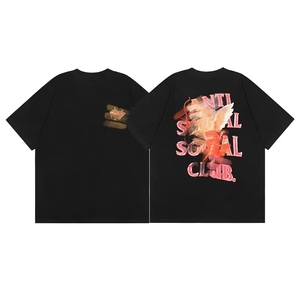 เสื้อยืดผู้ชาย ผ้าฝ้าย 100% ลายตัวอักษร สไตล์ลำลอง ระบายอากาศได้ดี แขนสั้น สตรีทแวร์ ฮาราจูกุ ฮิปฮอป - Product Image 4