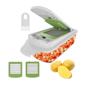 All'ingrosso in acciaio inox multifunzione manuale taglierina frutta e verdura affettatrice per utensili da cucina