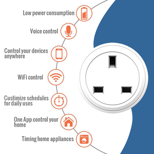 <strong>Wifi</strong> Socket UK <strong>Plug</strong> 16A Copper Tuya Smart Home Automation Electrical Socket Timer Power Monitor for Industrial &amp; Hospital Use - Product Image 4