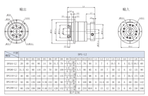 Plataforma Giratoria de Alta Calidad con Caja de Engranajes Planetarios, Forma Cónica, Hueca, para Máquina CNC, Relación 10:1 Estándar - Product Image 6