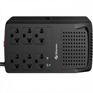 Regulador de Voltaje Monofásico <span class=keywords><strong>STEREN</strong></span> de 2.000 W con 8 Contactos REG-2050 - Product Image 1