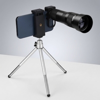 Objectif de caméra télescope téléobjectif universel GIAI 38X avec revêtement FMC, verre optique en aluminium, mise au point AF, certifié CE/FCC/ROHS