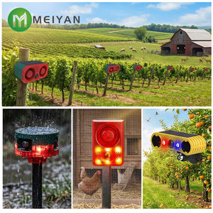 جهاز إنذار شمسي مع أصوات طلقات نارية ونباح الكلاب، جهاز إنذار بمستشعر حركة يعمل بالطاقة الشمسية، ضوء إنذار بمستشعر حركة شمسي، طارد حيوانات - Product Image 6