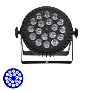 Iluminación de escenario profesional 18 4in1 5in1 6in1 RGBW RGBWA UV Flat Par Light DJ Disco - Product Image 1