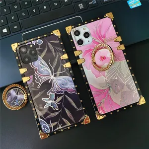 Custodia <span class=keywords><strong>per</strong></span> telefono con fiori di lusso glitterati con copertura quadrata a farfalla <span class=keywords><strong>per</strong></span> <span class=keywords><strong>Samsung</strong></span> <span class=keywords><strong>Galaxy</strong></span> A54 A14 A53 A33 A34 A23 A32 <span class=keywords><strong>A52</strong></span> A72 A71 A51 A82 A21S - Product Image 1
