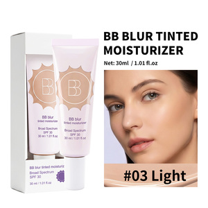 Crème hydratante teintée légère SPF30 <span class=keywords><strong>BB</strong></span> Blur, estompe les pores, teinte naturelle nude, fond de teint <span class=keywords><strong>pour</strong></span> tous types de <span class=keywords><strong>peau</strong></span> - Product Image 2