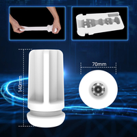 Hochleistungs-Taschenmuschi-Vibrationsmaschine mit 10 Vibrations- und 10 Saugmodi, Ejakulations-Masturbationsbecher für Männer, Sexspielzeug