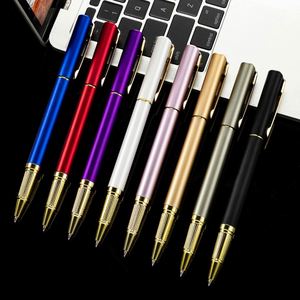 Wholesale Business Ballpoint Multi-<b>Color</b> Spray Painted Gel New Signature <b>Pen</b> With Engraved Custom Logo Advertising - Product Image 1