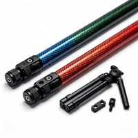 Tube en fibre de carbone coloré, amortisseur de chocs, tube CFRP pour cardan de caméra, jib, slider, voiture RC, avion, bateau, modèle de châssis