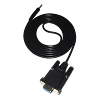 Cable Serial DB9 RS232 de 9 Pines Hembra a Conector de Audio TRRS Macho de 3.5mm, Cable Adaptador para Control de TV y Proyector