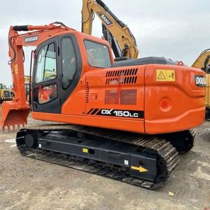 Develon DX150W Wheeled Excavator 15 Ton Mobile Rubber Tired Digger High Speed Road <b>Construction</b> <b>Machine</b> Global Shipping Ready - Product Image 1