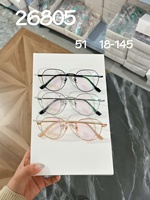 Gafas de Prescripción Metálicas Clásicas Delgadas de Aleación para Mujer, Ligeras, de Montura Completa, Disponibles para Todas las Formas de Rostro, Venta al por Mayor de Fábrica, Baratas