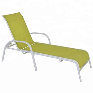 <span class=keywords><strong>Chaise</strong></span> solaire <span class=keywords><strong>pliante</strong></span> en <span class=keywords><strong>aluminium</strong></span> et rotin, mobilier d'extérieur pour le jardin - Product Image 3
