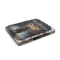 Manycans Individuell Bedruckte DVD-Verpackung Blechdose Metall-Dose für CD- und PS-Aufbewahrung Blechbox mit Kunststoff-Einlage