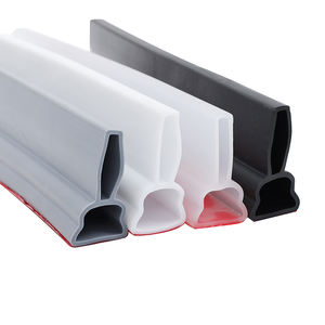 Ambang <span class=keywords><strong>Shower</strong></span> silikon kamar mandi, <span class=keywords><strong>Strip</strong></span> penahan air stopper banjir pintu bawah segel karet - Product Image 6